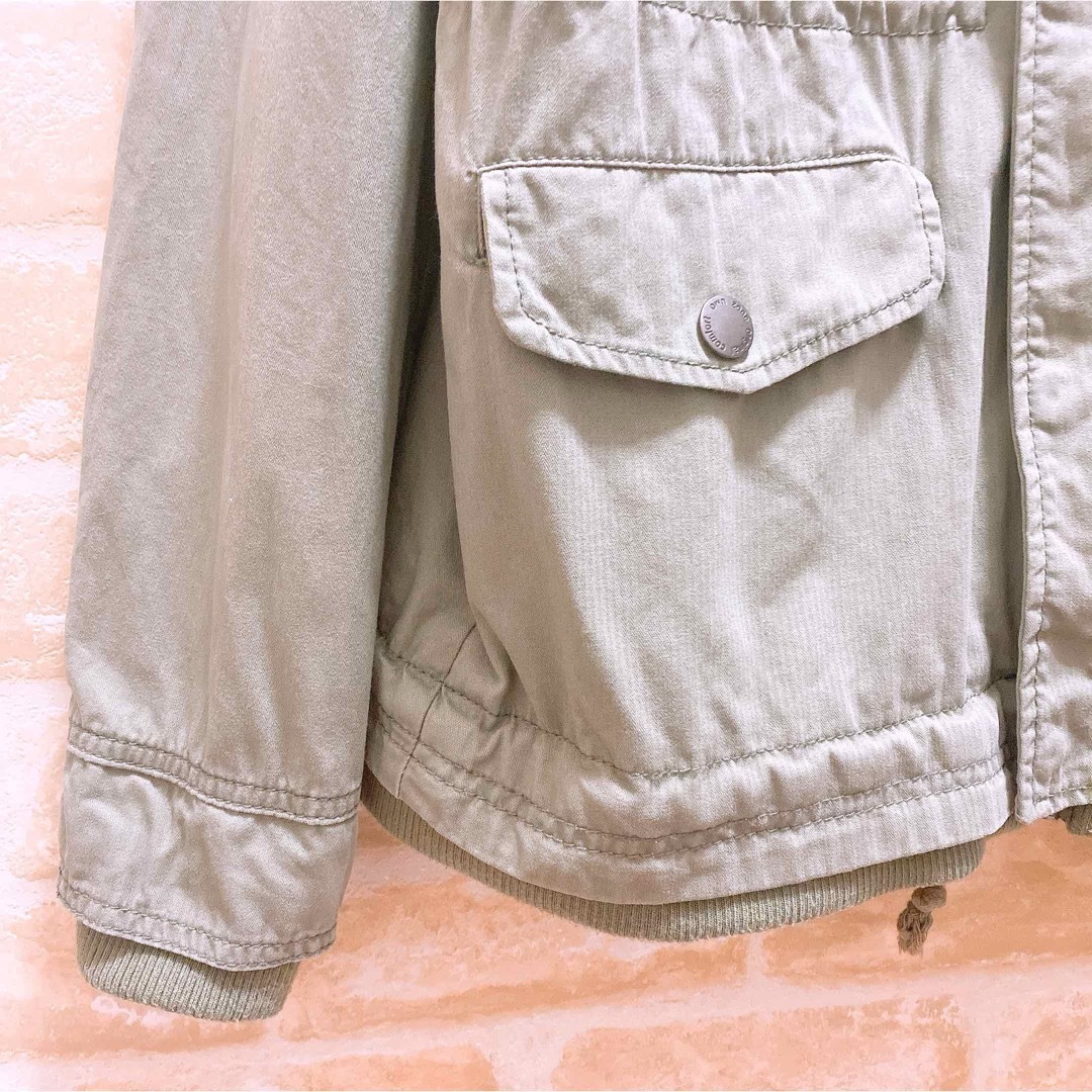 OZOC(オゾック)の【OZOC】ミリタリージャケット(カーキ) Mサイズ レディースのジャケット/アウター(ミリタリージャケット)の商品写真
