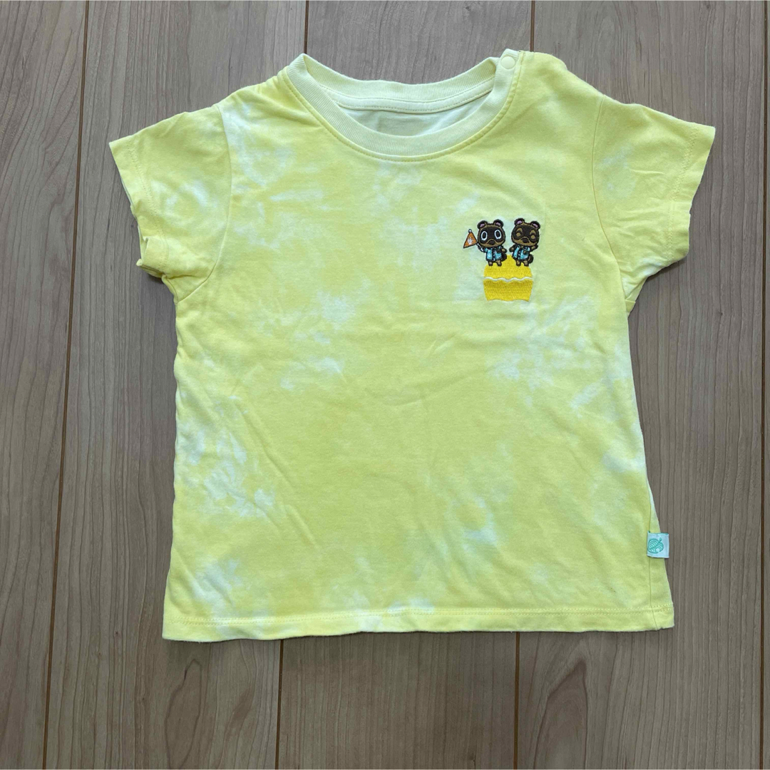 UNIQLO(ユニクロ)のUNIQLO あつまれどうふつの森　Tシャツ　2枚セット　90cm キッズ/ベビー/マタニティのキッズ服女の子用(90cm~)(Tシャツ/カットソー)の商品写真