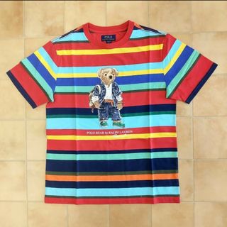 POLO RALPH LAUREN - 新品 未使用 ラルフローレン  ポロベア　半袖Tシャツ　ボーダー　BOYS Ｌ