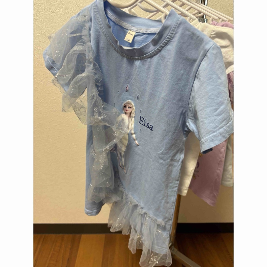 UNIQLO(ユニクロ)の5点セット女の子 半袖 Tシャツ 110サイズ ディズニー ユニクロ  キッズ/ベビー/マタニティのキッズ服女の子用(90cm~)(Tシャツ/カットソー)の商品写真