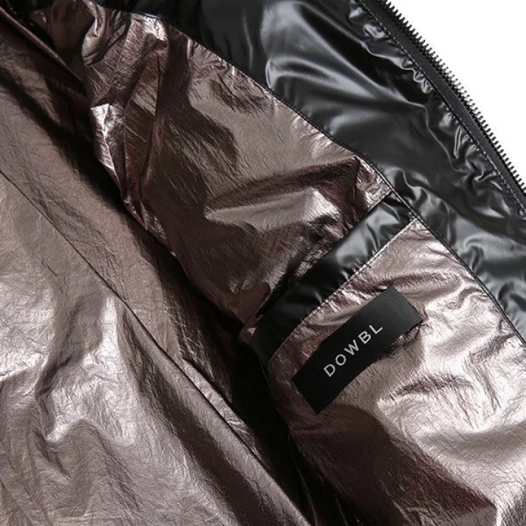 DOWBL(ダブル)ダウンジャケット 40 XS ブラック メンズのジャケット/アウター(ダウンジャケット)の商品写真