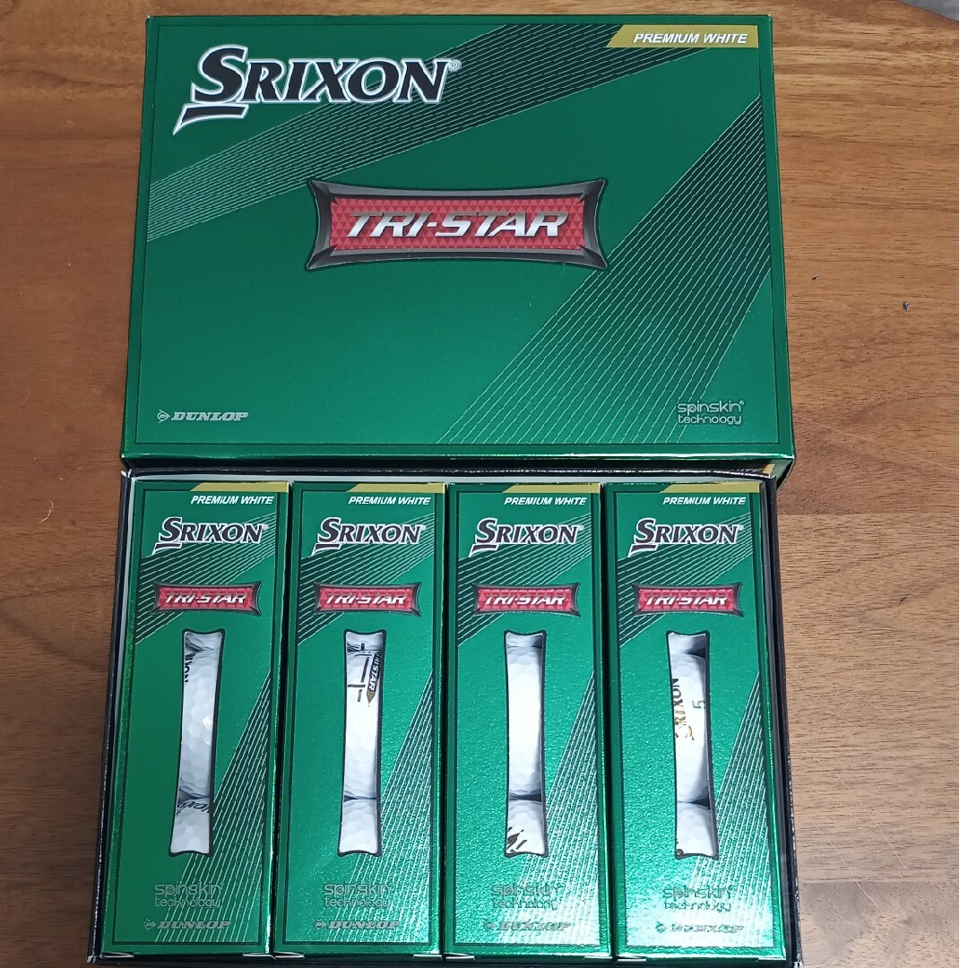 スリクソン ゴルフボール SRIXON TRI-STAR 2ダース　正規新品 スポーツ/アウトドアのゴルフ(その他)の商品写真