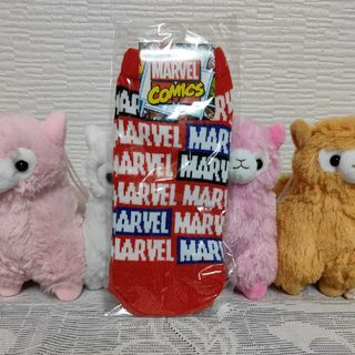 マーベル(MARVEL)の新品☆MARVEL　靴下　レッド(ソックス)