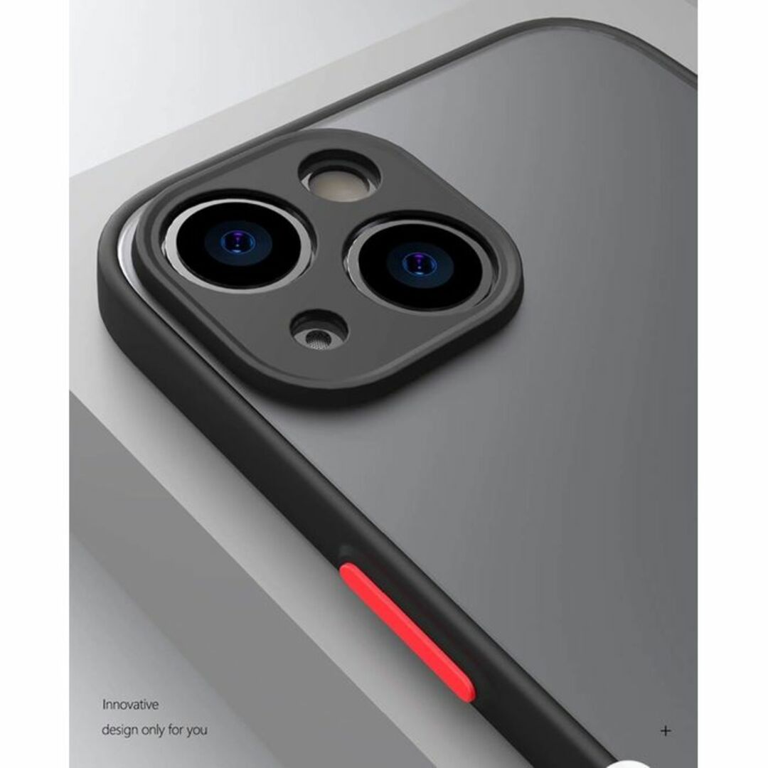 iphone14promaxケース マット ブラック 黒 370 スマホ/家電/カメラのスマホアクセサリー(iPhoneケース)の商品写真