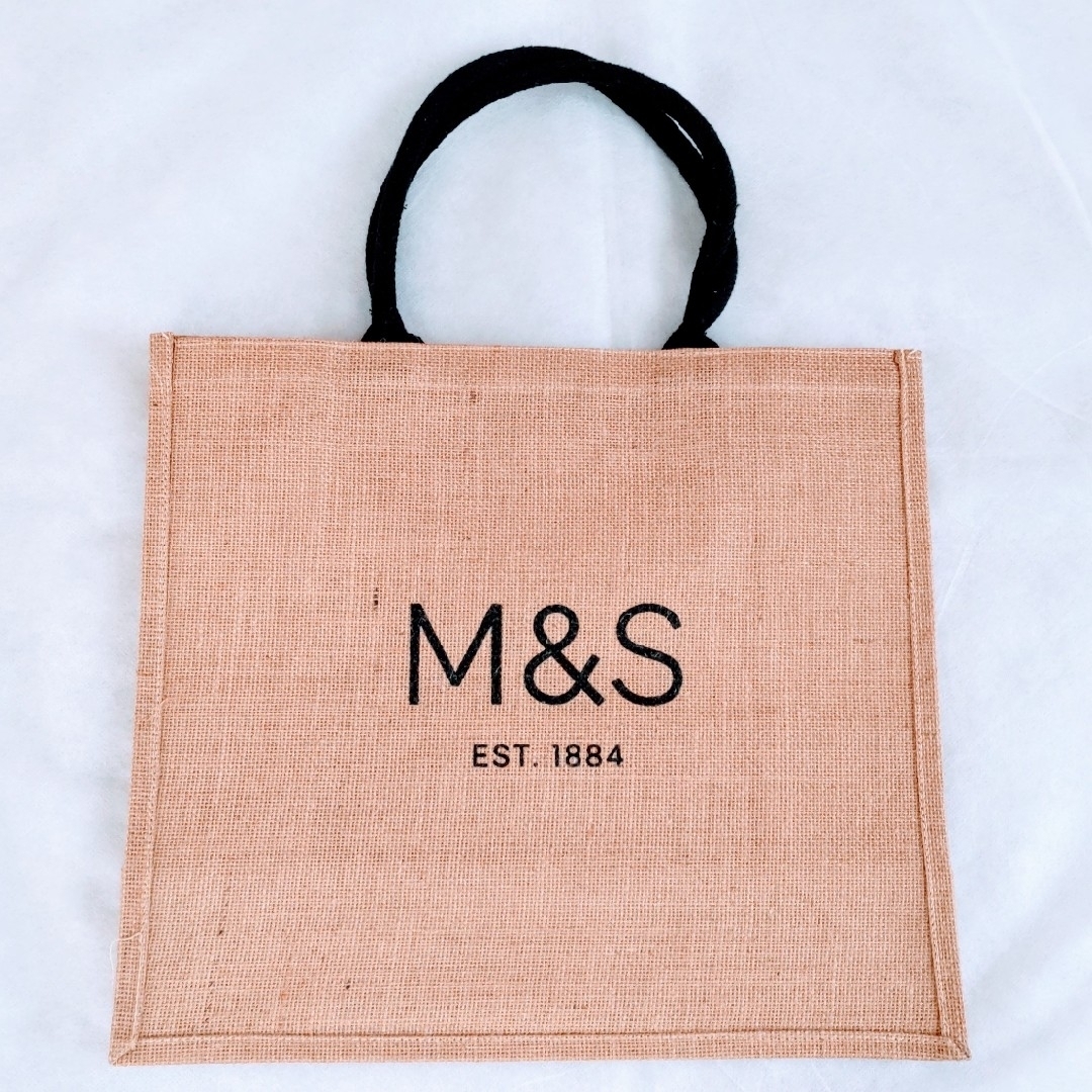 マークス&スペンサー　トートバッグ　ジュート（ロンドン購入品） レディースのバッグ(トートバッグ)の商品写真