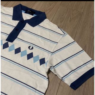 フレッドペリー(FRED PERRY)のフレッドペリーダイアボーダーコットンカノコポロ(ポロシャツ)