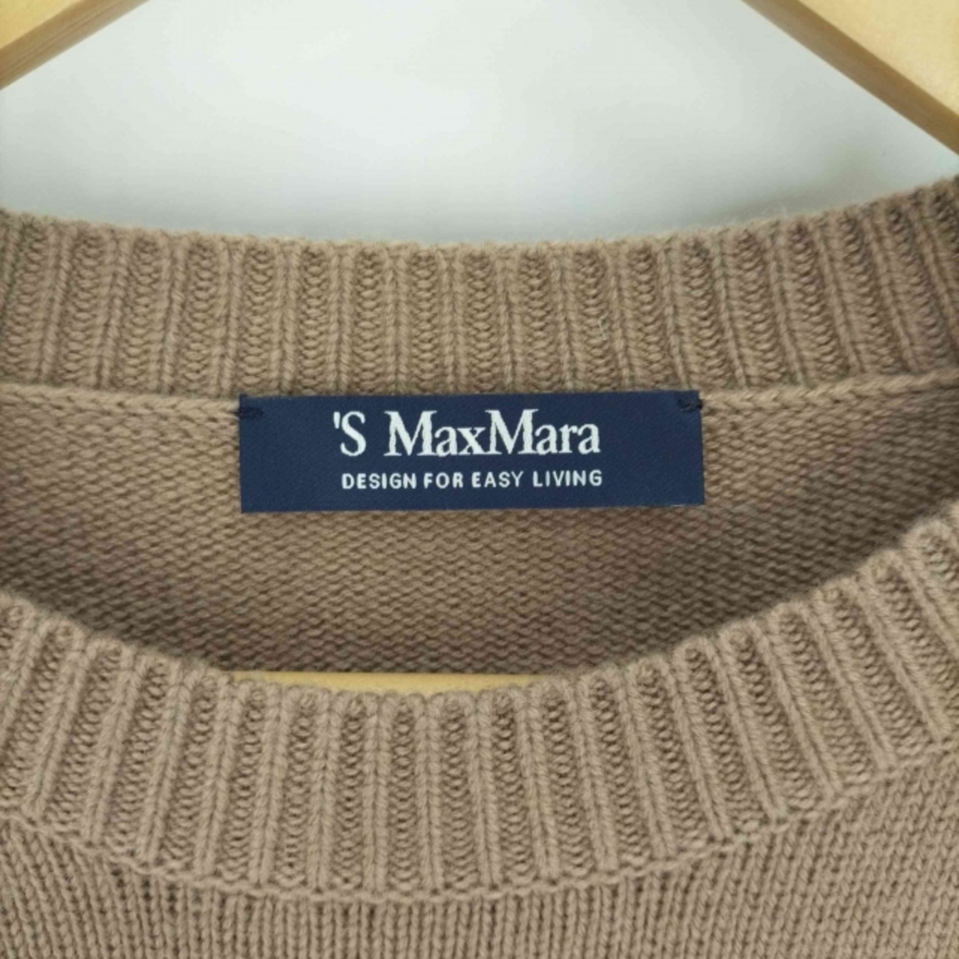 S Max Mara(エスマックスマーラ) カシミア混ロゴニットワンピース レディースのワンピース(その他)の商品写真