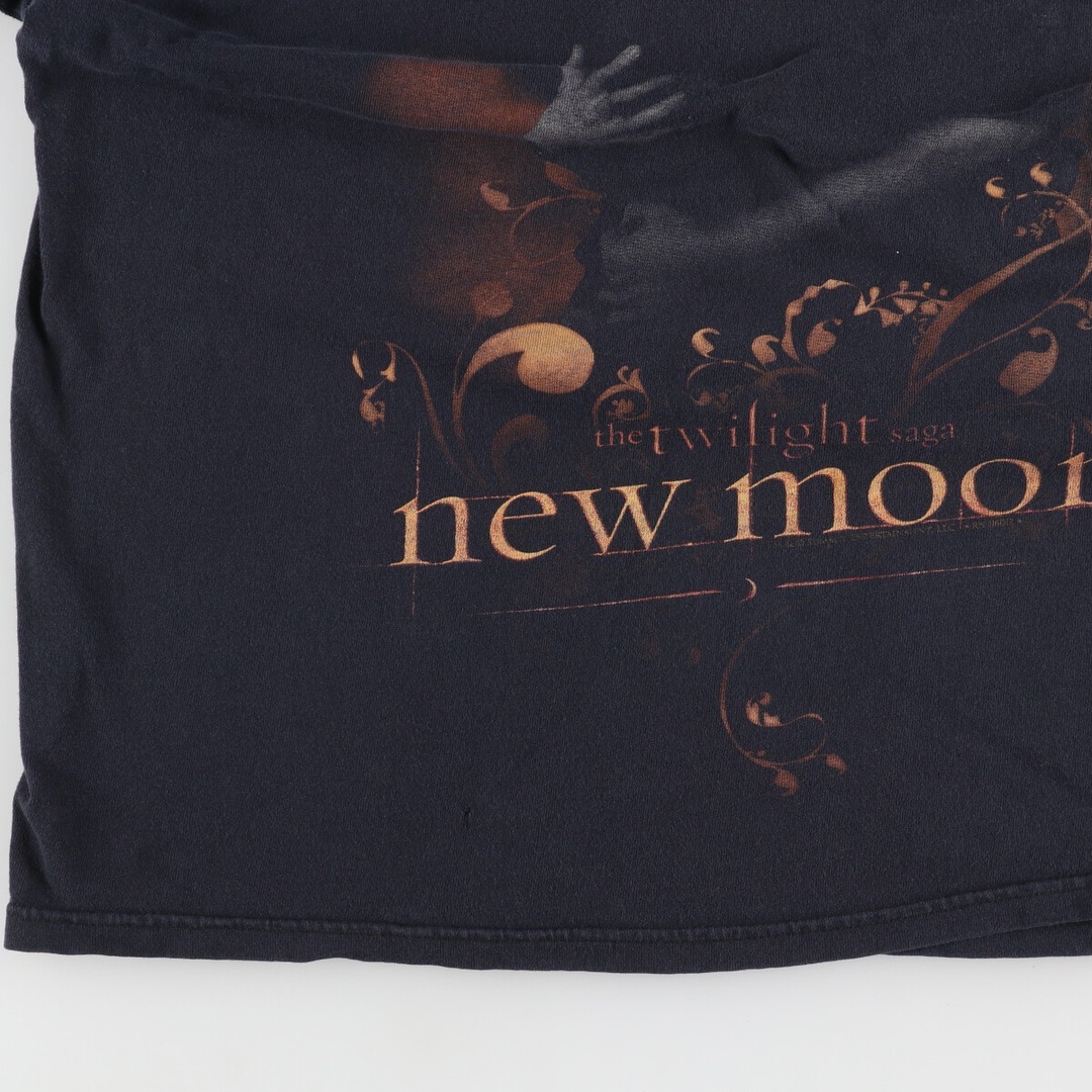 Anvil(アンビル)の古着 00年代 アンビル Anvil The Twilight Saga New Moon トワイライトサーガニュームーン 映画 ムービーTシャツ メンズXL /eaa443435 メンズのトップス(Tシャツ/カットソー(半袖/袖なし))の商品写真