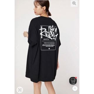 Sign Logo BY半袖ワンピ   ブラック  新品未使用品