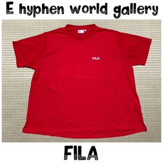 FILA - E hyphen world gallery×FILA ワンポイントTシャツ