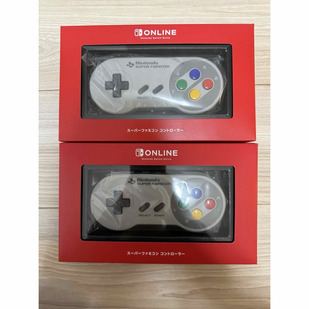 【新品未開封】【2個セット】ニンテンドースイッチスーパーファミコンコントローラー エンタメ/ホビーのゲームソフト/ゲーム機本体(その他)の商品写真