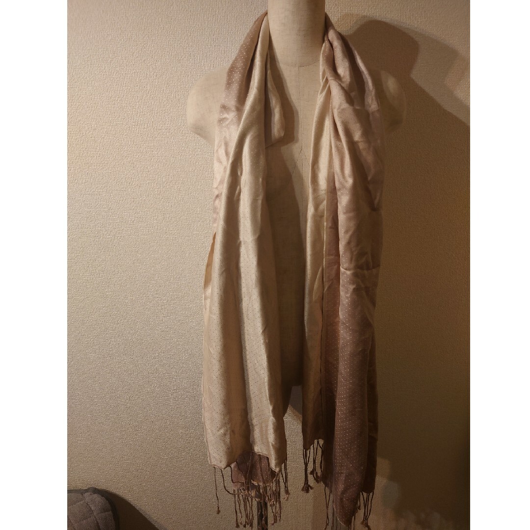 ROPE　ロペ　シルク　ストール　ピンク レディースのファッション小物(ストール/パシュミナ)の商品写真