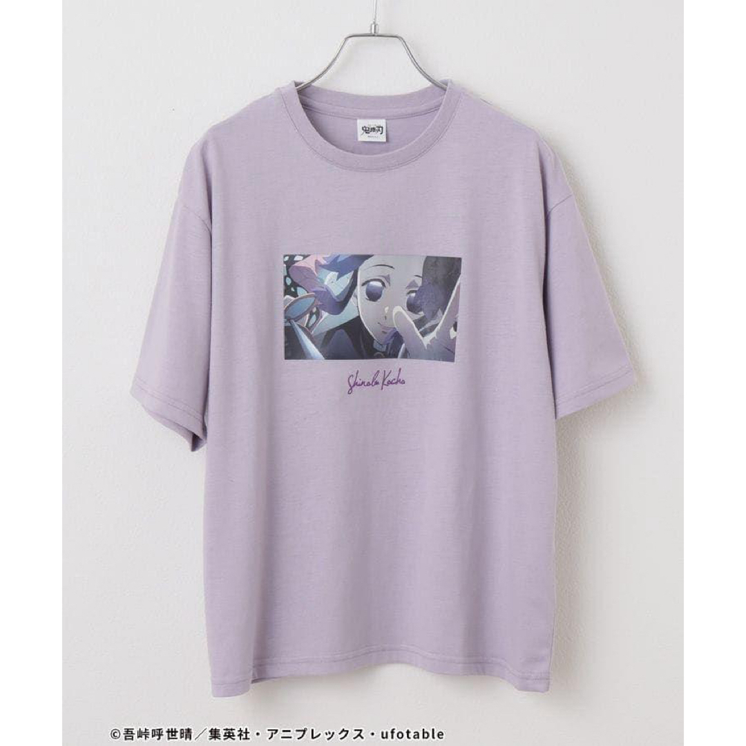 HONEYS(ハニーズ)の鬼滅の刃 コラボTシャツ 胡蝶しのぶ レディースのトップス(Tシャツ(半袖/袖なし))の商品写真