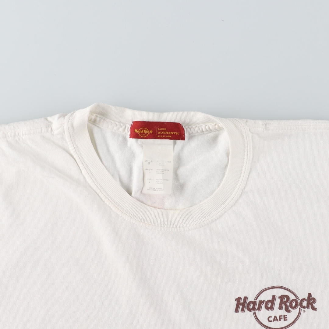 古着 HARD ROCK CAFE ハードロックカフェ MAUI バックプリント アドバタイジングTシャツ メンズL /eaa446356 メンズのトップス(Tシャツ/カットソー(半袖/袖なし))の商品写真