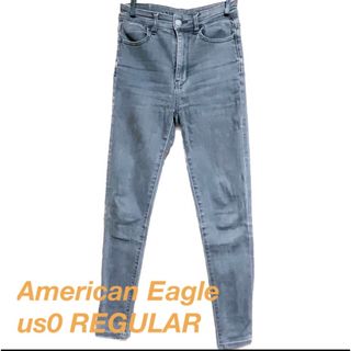 American Eagle - アメリカンイーグル ハイライズ ジェギング ブラック スキニー デニム ジーンズ