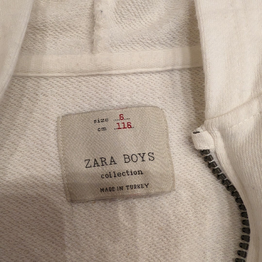 ZARA(ザラ)のザラ　ZARA　116cm　パーカー　美品 キッズ/ベビー/マタニティのキッズ服男の子用(90cm~)(ジャケット/上着)の商品写真