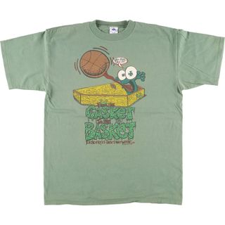 古着 90年代 H.L. MILLER プリントTシャツ USA製 メンズXL ヴィンテージ /eaa442084(Tシャツ/カットソー(半袖/袖なし))