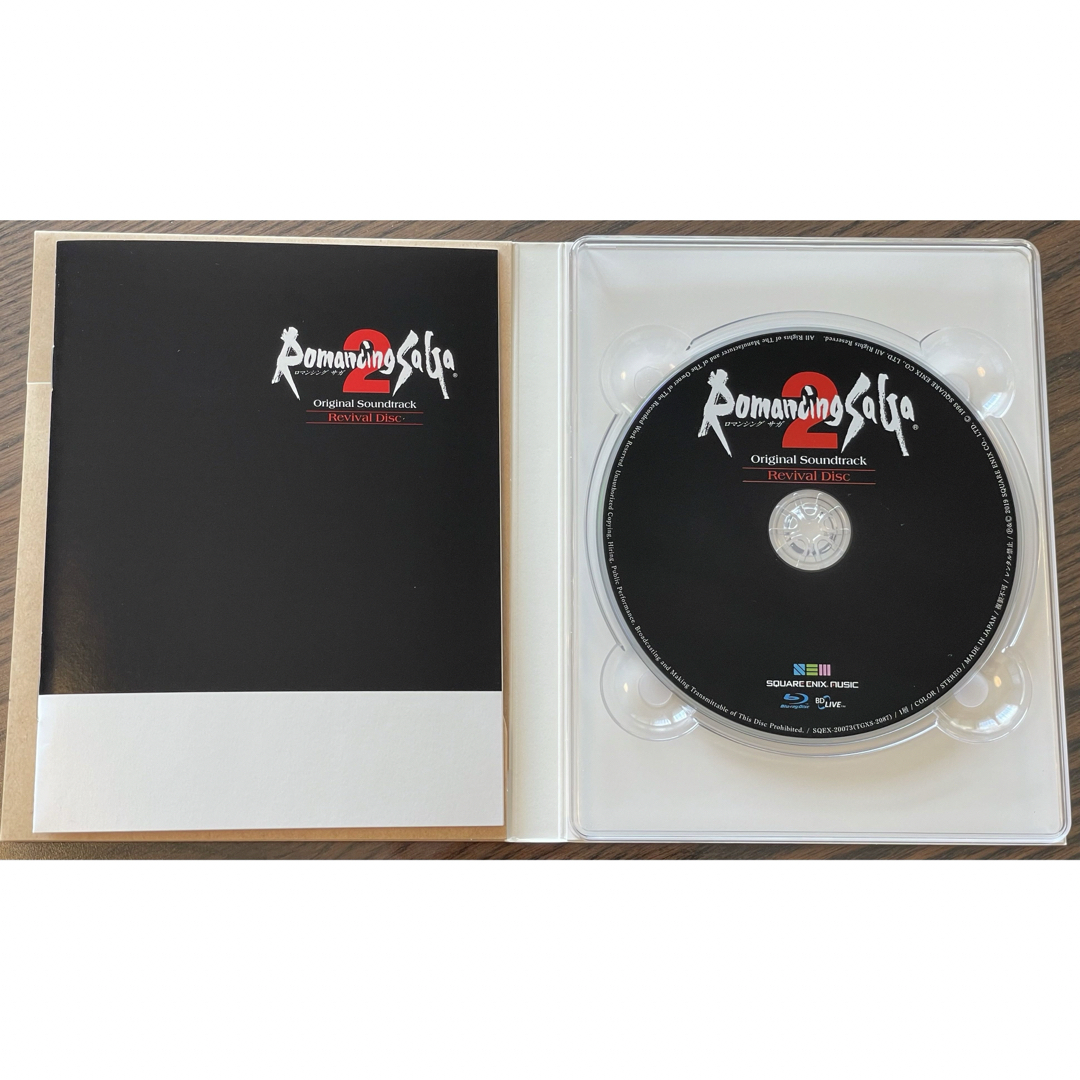 SQUARE ENIX(スクウェアエニックス)のRomancing SaGa 2  OST Revival Disc ロマサガ2 エンタメ/ホビーのDVD/ブルーレイ(ミュージック)の商品写真