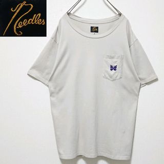 人気モデル ニードルス パピオン 刺繍 ロゴ オーバーサイズ 半袖 Tシャツ