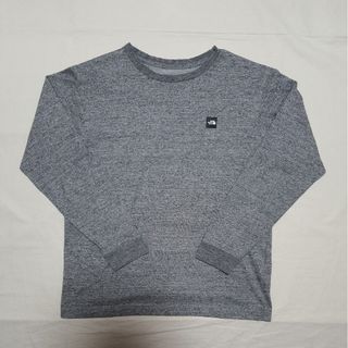 ザノースフェイス(THE NORTH FACE)のノースフェイス ロングスリーブスモールボックスロゴティー M グレー 長袖(Tシャツ/カットソー(七分/長袖))