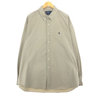 ラルフローレン(Ralph Lauren)の古着 ラルフローレン Ralph Lauren BLAKE 長袖 ボタンダウンシャツ メンズXXL /eaa447172(シャツ)