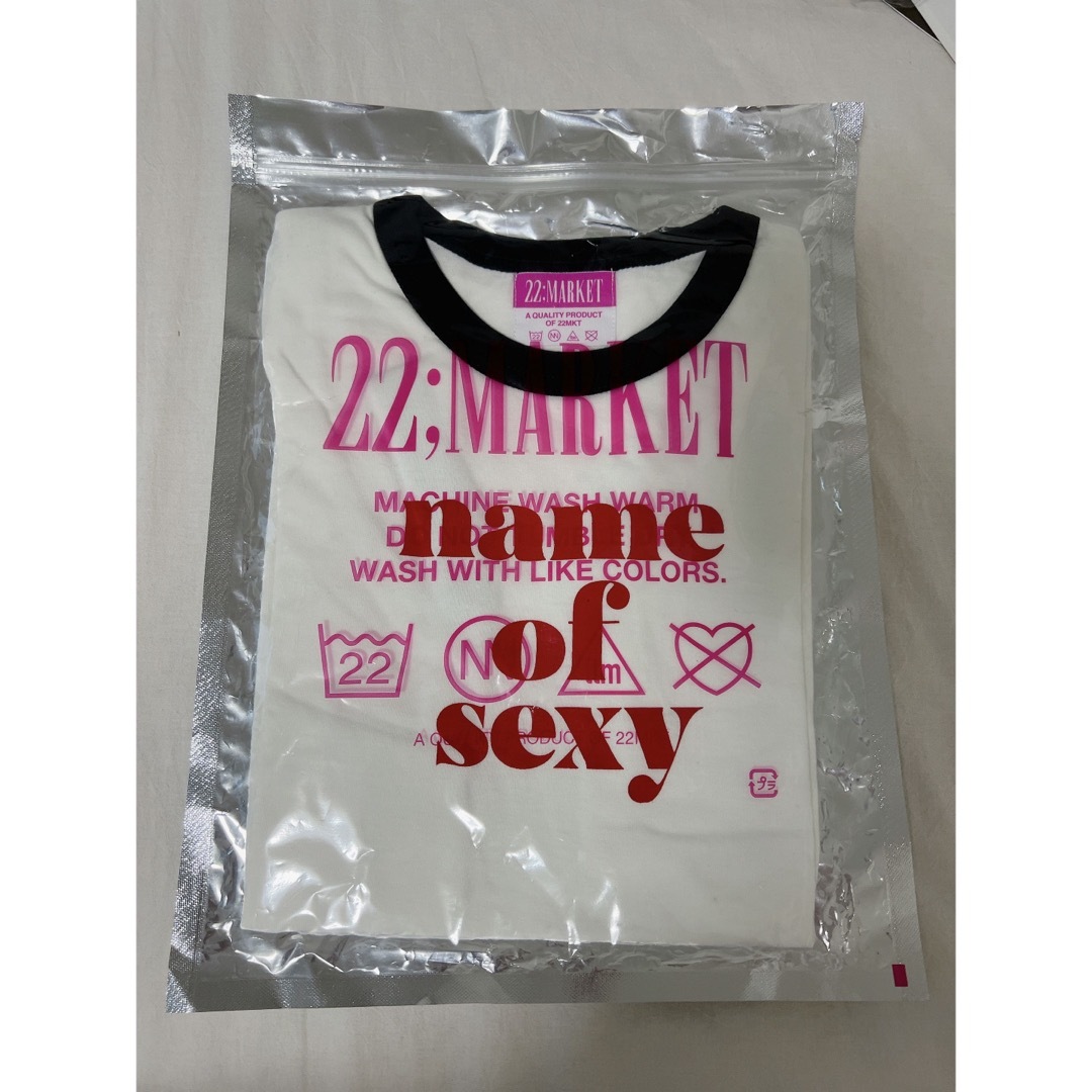 宮脇咲良愛用　小嶋陽菜　ブランド 22market 　Tシャツ メンズのトップス(Tシャツ/カットソー(半袖/袖なし))の商品写真