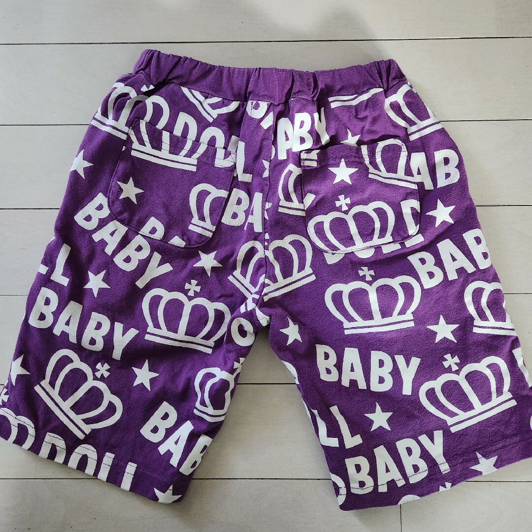 BABYDOLL(ベビードール)のベビードール　120　紫　ズボン キッズ/ベビー/マタニティのキッズ服男の子用(90cm~)(パンツ/スパッツ)の商品写真