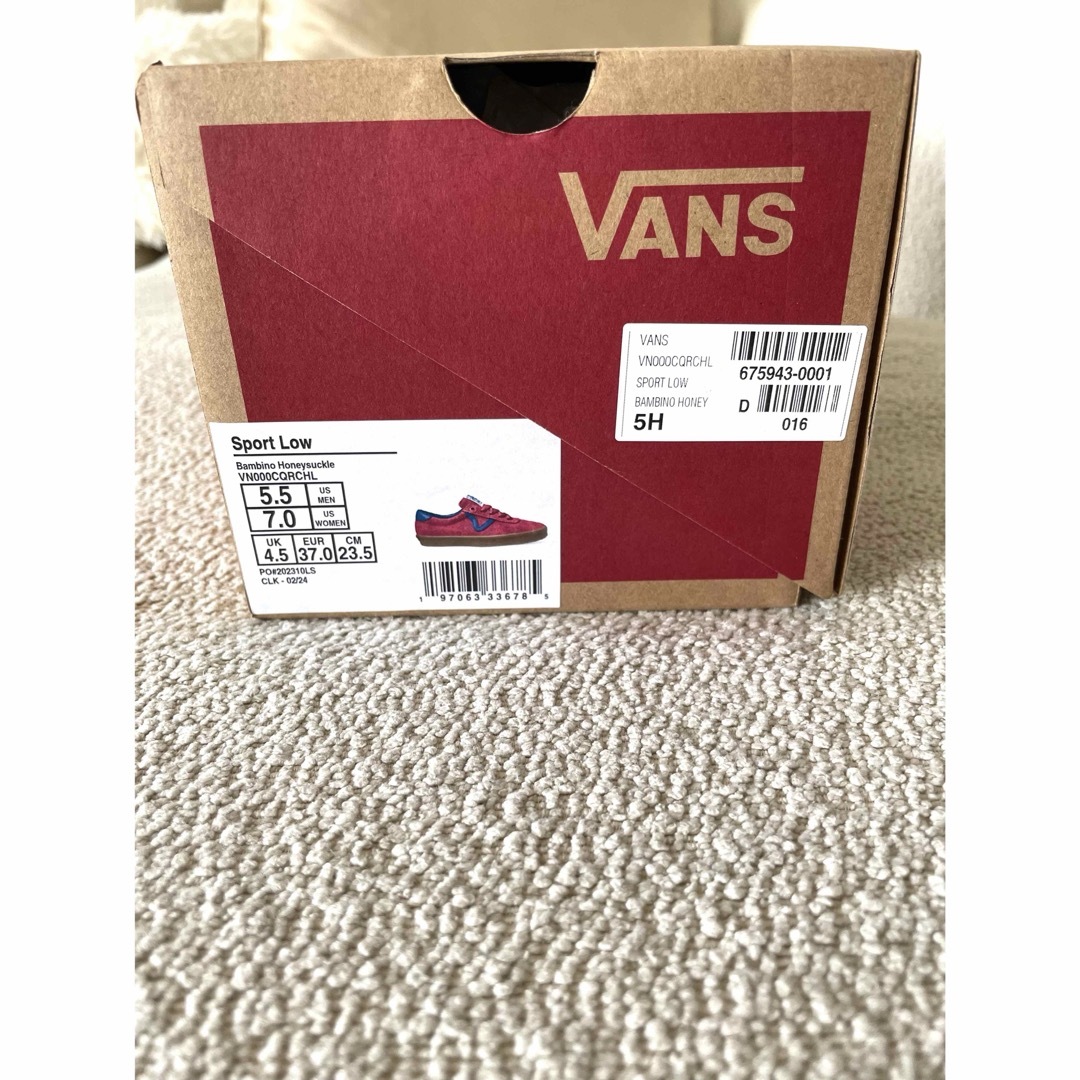 VANS(ヴァンズ)のVANS SPORT  ピンク 23.5㎝　ロンハーマン　バンズ レディースの靴/シューズ(スニーカー)の商品写真