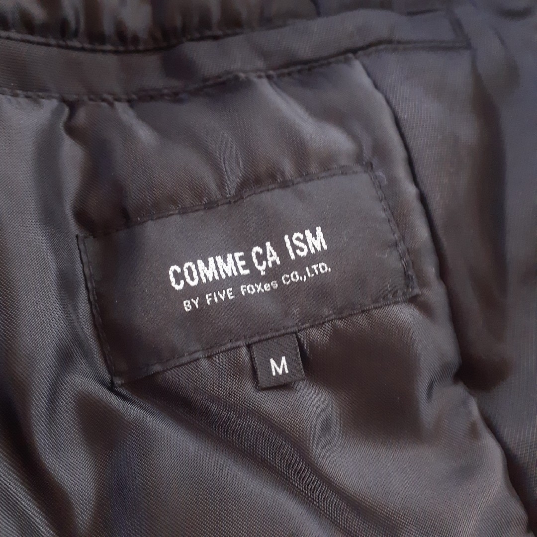 COMME CA ISM(コムサイズム)のCOMME CA ISM コムサイズム モッズコート ジャケット コート 黒 メンズのジャケット/アウター(モッズコート)の商品写真