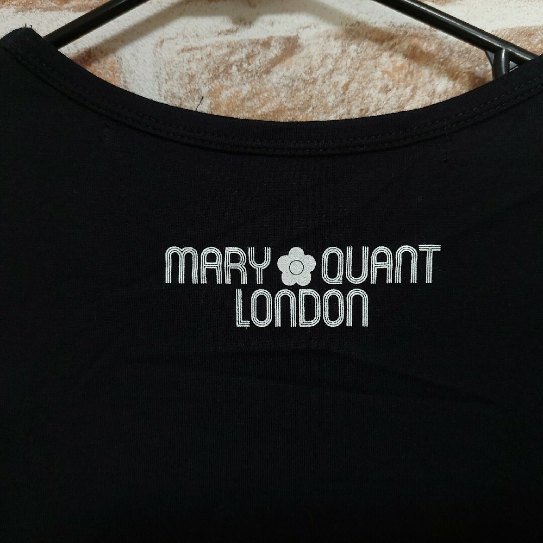 MARY QUANT(マリークワント)のマリークワント　MARY QUANT　マリクワ　黒　Tシャツ　M レディースのトップス(Tシャツ(半袖/袖なし))の商品写真