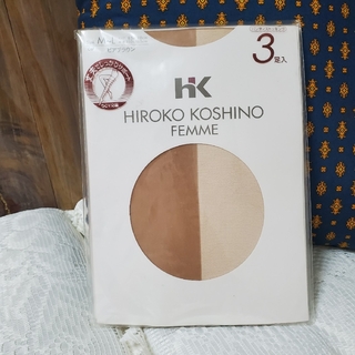 HIROKO KOSHINO - ★新品未使用★ 【ヒロコ コシノ】 サポート ストッキング 3足入 M〜L