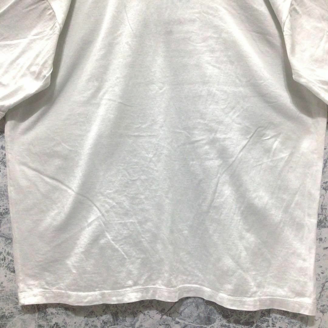 T44 US古着デルタアパレルブラジルセアラー州都フォルタレザ刺繍半袖Tシャツ メンズのトップス(Tシャツ/カットソー(半袖/袖なし))の商品写真