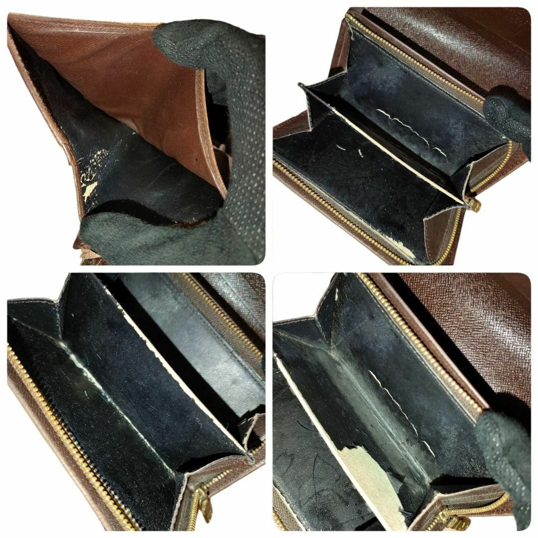LOUIS VUITTON(ルイヴィトン)のルイヴィトン ポルトモネビエ トレゾール 二つ折り財布 ダミエ ブラウン系 レディースのファッション小物(財布)の商品写真