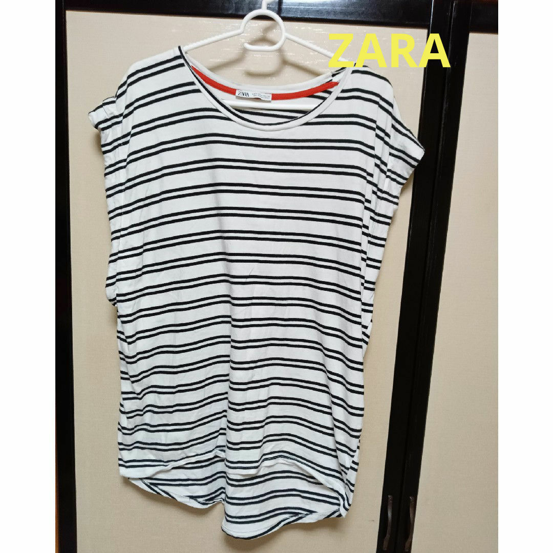 ZARA(ザラ)のZARA　Tシャツ　ボーダー レディースのトップス(Tシャツ(半袖/袖なし))の商品写真