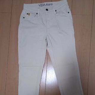 YOGA Jeans デニムパンツ ジーンズ カラーデニム ストレッチ26(カジュアルパンツ)