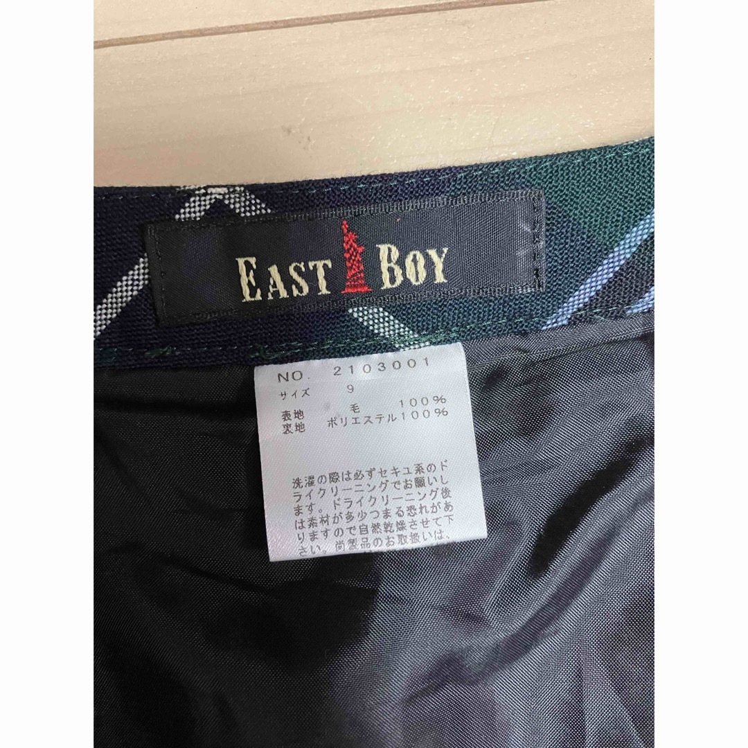 EASTBOY(イーストボーイ)のイーストボーイ　チェック柄スカート レディースのスカート(ひざ丈スカート)の商品写真