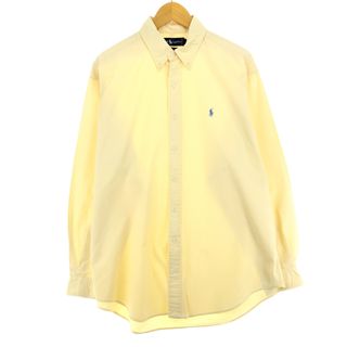 ラルフローレン(Ralph Lauren)の古着 ラルフローレン Ralph Lauren 長袖 ボタンダウンシャツ メンズL /eaa447169(シャツ)