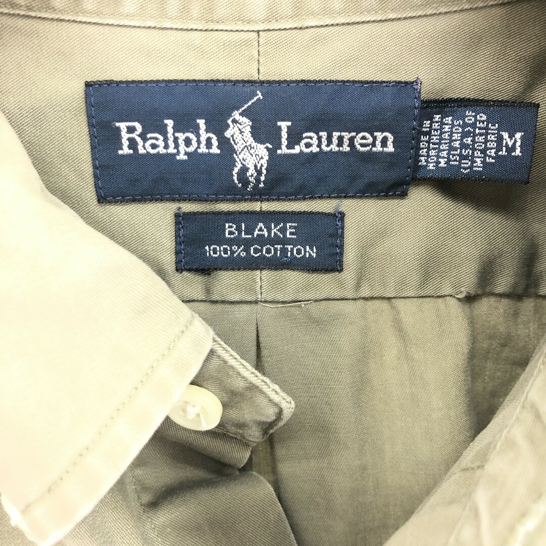 Ralph Lauren(ラルフローレン)の古着 ラルフローレン Ralph Lauren BLAKE 長袖 ボタンダウンシャツ メンズM /eaa447170 メンズのトップス(シャツ)の商品写真