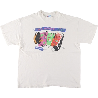ヘインズ(Hanes)の古着 90年代 ヘインズ Hanes BEEFY-T プリントTシャツ USA製 メンズXL ヴィンテージ /eaa447423(Tシャツ/カットソー(半袖/袖なし))