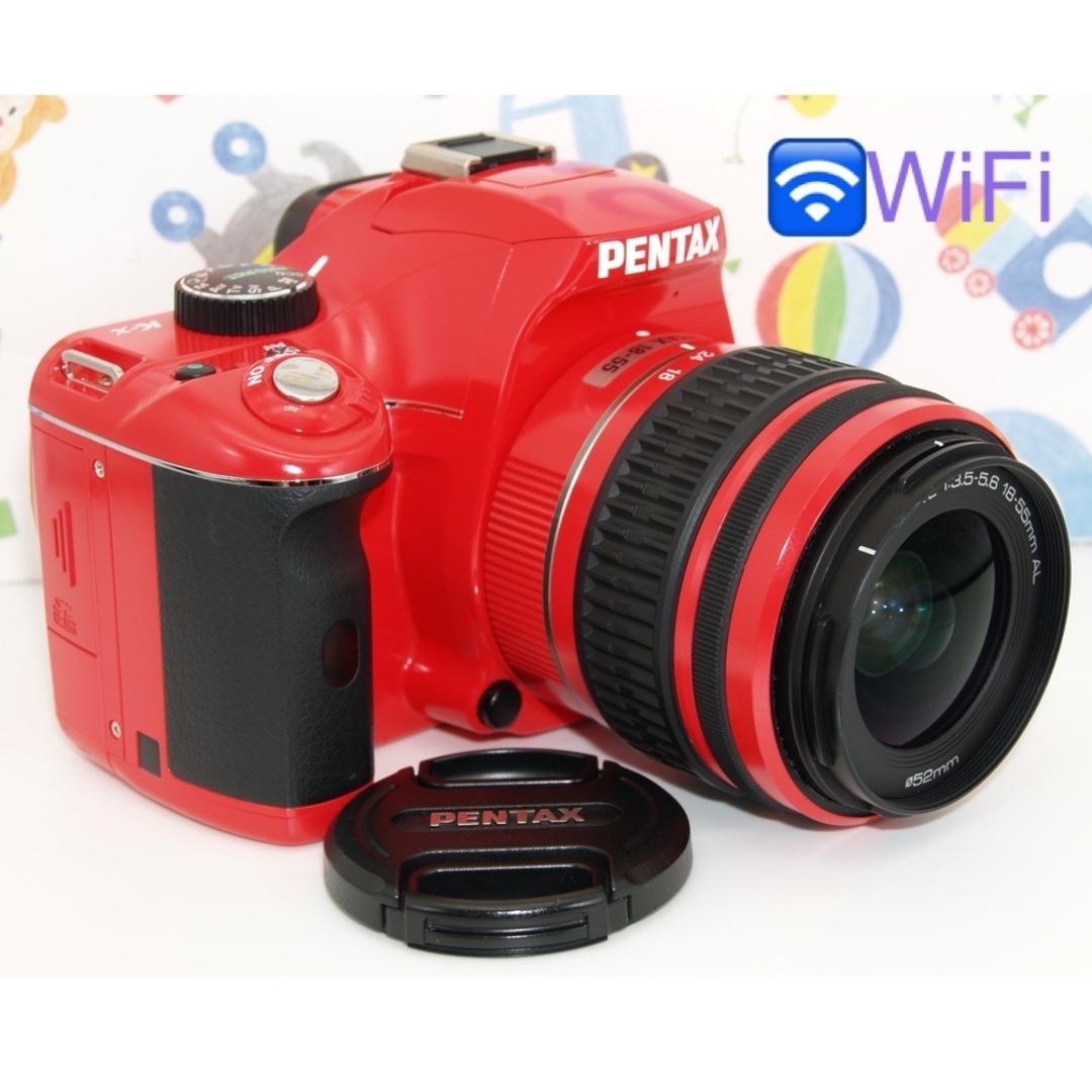 PENTAX(ペンタックス)の❤️Wi-Fi❤️ペンタックス PENTAX k-x 一眼レフカメラ スマホ/家電/カメラのカメラ(デジタル一眼)の商品写真
