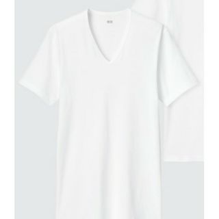 ユニクロ(UNIQLO)の*ユニクロ コットンフライスVネックT（半袖▪1枚）(Tシャツ/カットソー(半袖/袖なし))