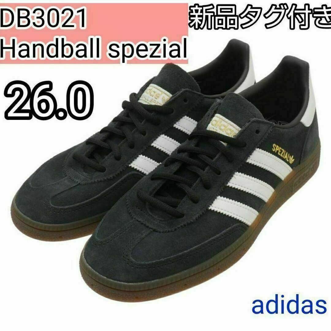 DB3021 Adidas HANDBALL SPEZIAL Black 26 メンズの靴/シューズ(スニーカー)の商品写真