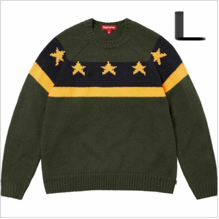 シュプリーム(Supreme)のSupreme Stars Sweater シュプリーム  スターズ　セーター(ニット/セーター)