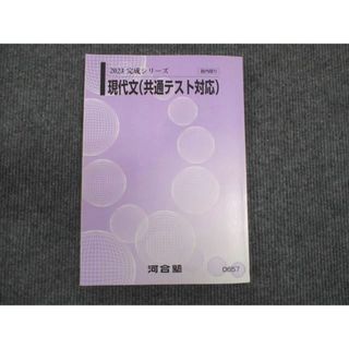 WM29-018 河合塾 現代文 共通テスト対応 2023 完成シリーズ 10s0B(語学/参考書)