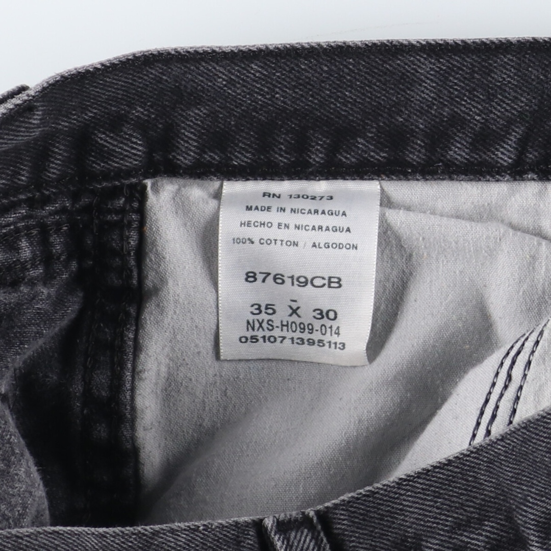 古着 ラスラー RUSTLER ブラックデニム テーパードデニムパンツ メンズw35 /eaa447085 メンズのパンツ(デニム/ジーンズ)の商品写真