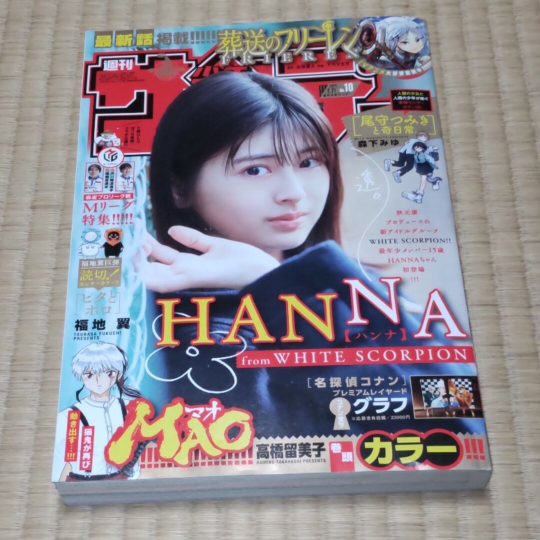 少年サンデー 2024年 2/21号 [雑誌]HＡＮＮＡ 10号 エンタメ/ホビーの雑誌(アート/エンタメ/ホビー)の商品写真