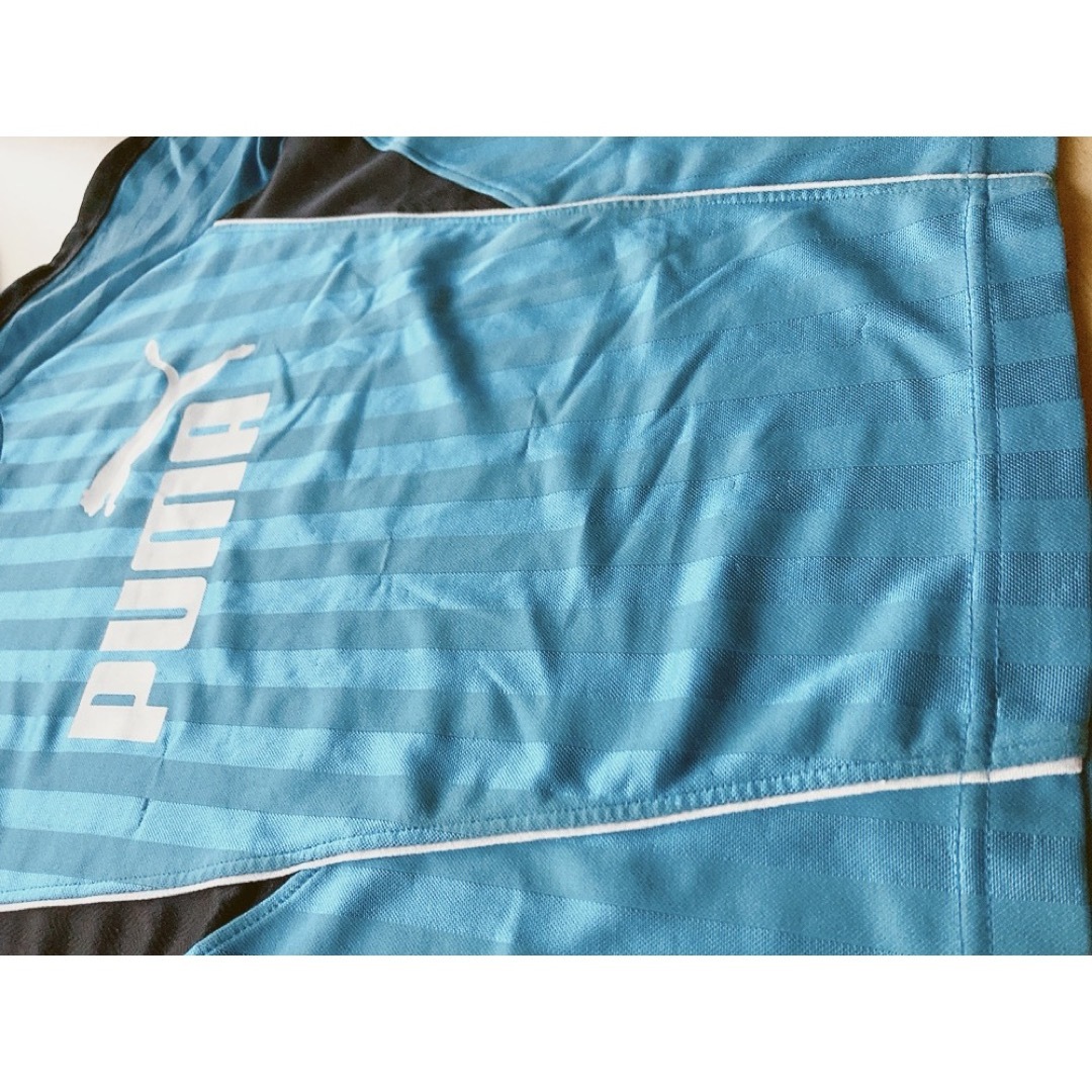 PUMA(プーマ)の140cm PUMA プーマ 半袖シャツ サッカーウェア 美品含む 夏服 子供服 キッズ/ベビー/マタニティのキッズ服男の子用(90cm~)(Tシャツ/カットソー)の商品写真