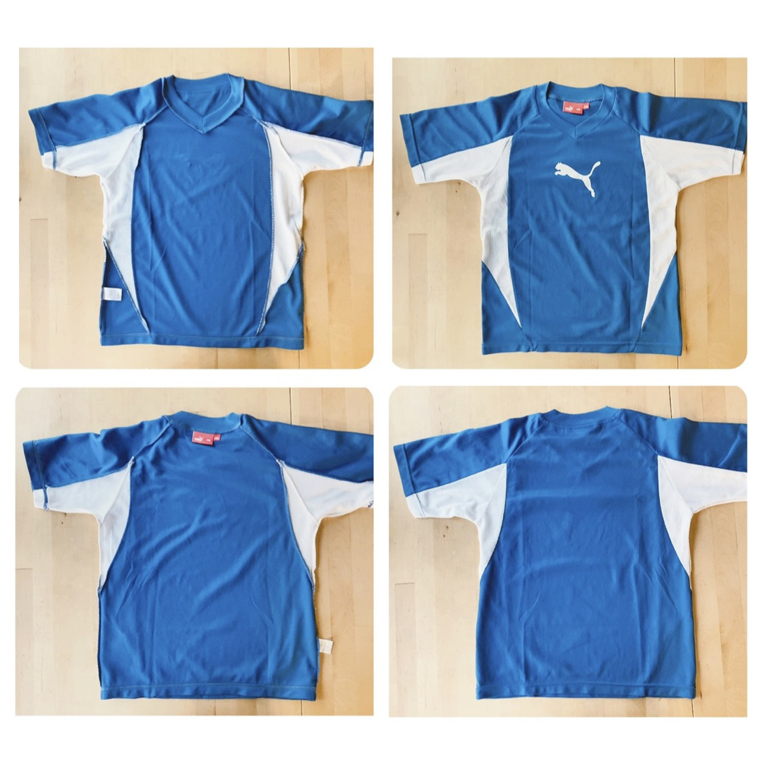 PUMA(プーマ)の140cm PUMA プーマ 半袖シャツ サッカーウェア 美品含む 夏服 子供服 キッズ/ベビー/マタニティのキッズ服男の子用(90cm~)(Tシャツ/カットソー)の商品写真