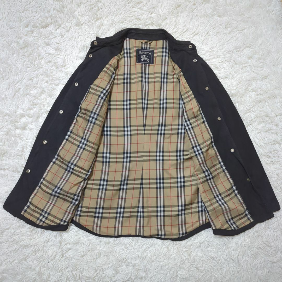 BURBERRY(バーバリー)の【極美品】バーバリー レザージャケット サイズ40 ノバチェック柄 ✓3545 レディースのジャケット/アウター(毛皮/ファーコート)の商品写真