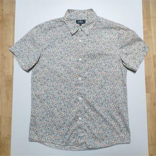 A.P.C - A.P.C アーペーセー 花柄シャツ M メンズ 半袖 コットン100% 総柄